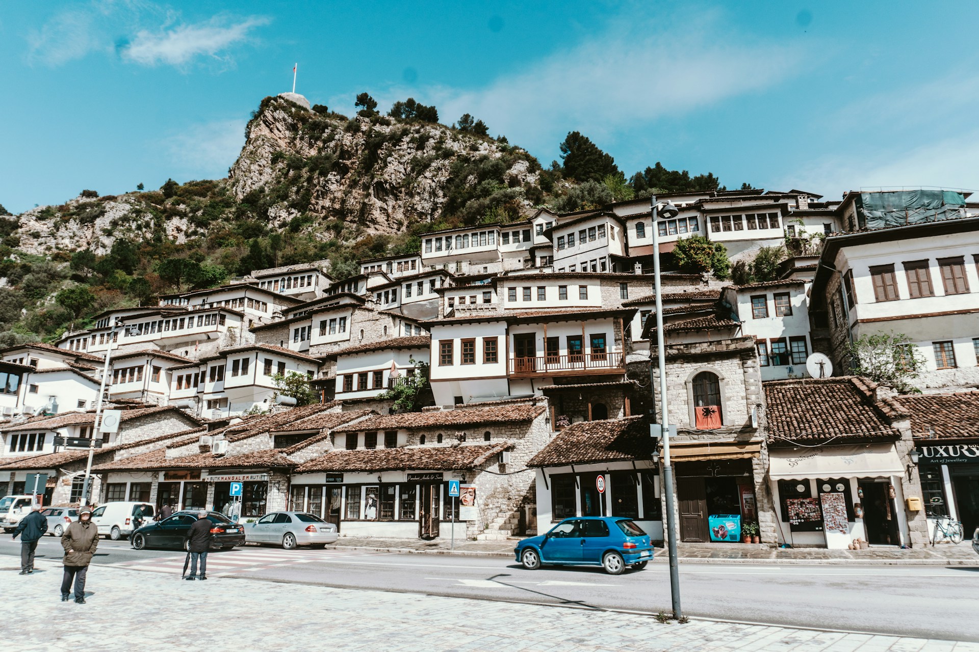 Berat Stadt der Tausend Fenster UNESCO Welterbe