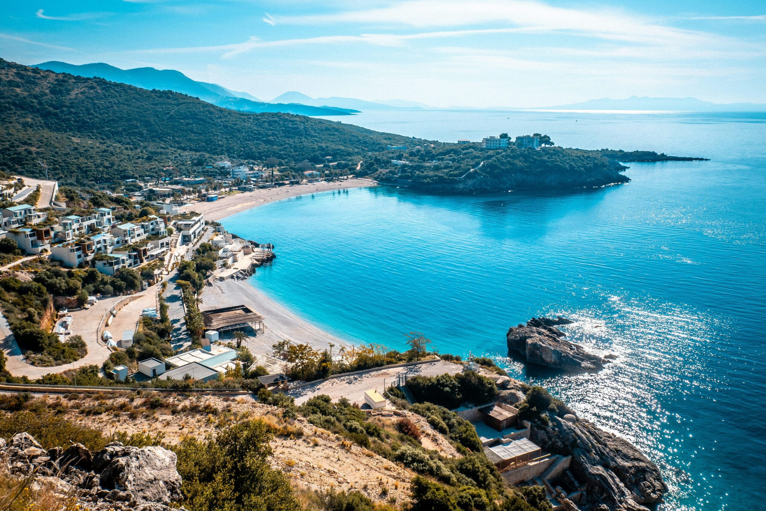 Jale Beach schöner Strand bei Himare in Albanien