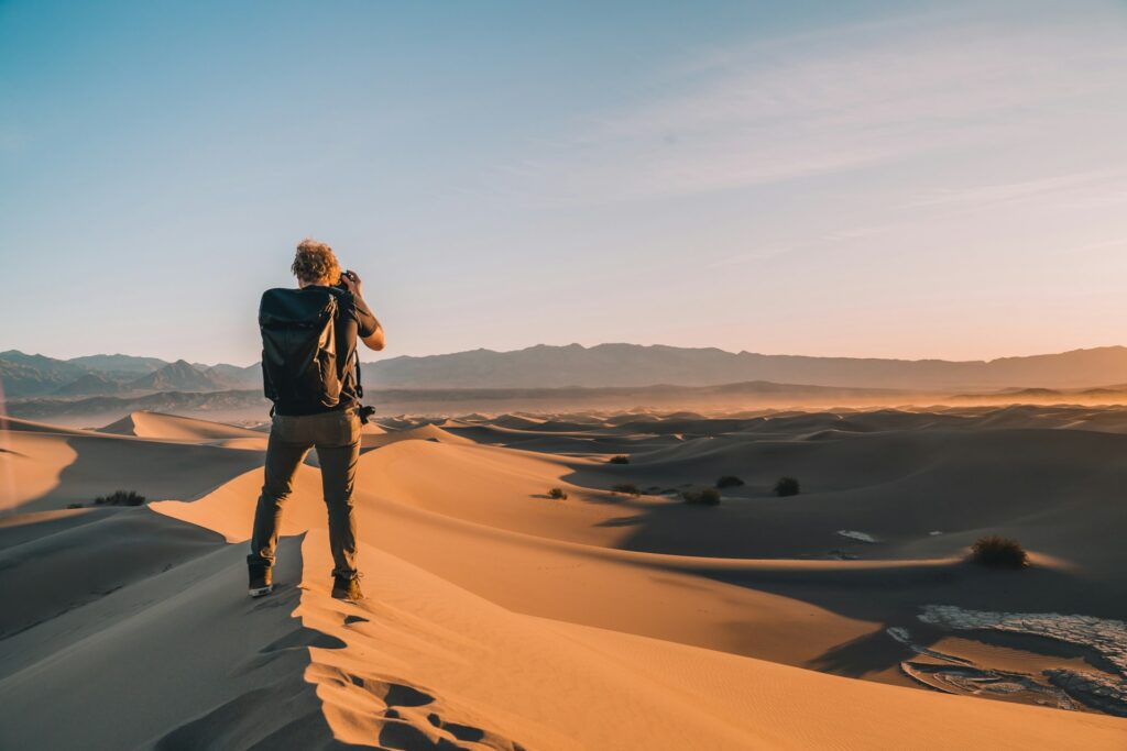 Mesquite Sanddünen im Death Valley Nationalpark